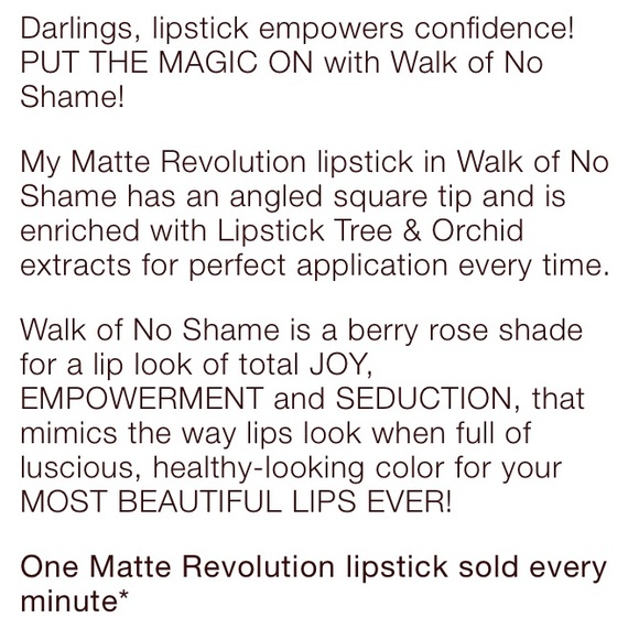 ❌SOLD!❌ 💝HP!💝CHARLOTTE TILBURY Matte Rev. Walk of Shame - Picture 11 of 16